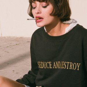Lovers & Drifters, Seduce and Destroy Sweat Shirt